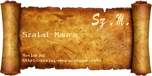 Szalai Maura névjegykártya